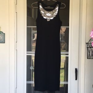 Express black maxi dress